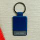 Engraved Name Blue Key Ring