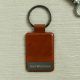 Engraved Name Brown Key Ring