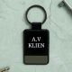 Personalised Black Key Ring