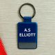 Personalised Blue Key Ring