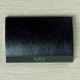 Engraved Initials Black Card Holder