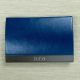 Engraved Initials Blue Card Holder