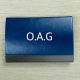 Personalised Initials Blue Card Holder