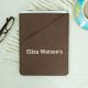 Personalised Brown Tablet Case