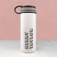 Your Name White Sports Bottle