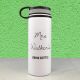 Chic Message White Sports Bottle