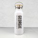 Custom Message White Drink Bottle