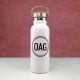 Circular Monogram White Drink Bottle