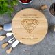 Super Personalised Cheese Board Set 