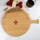 Emergency Round Wooden Cheese Board