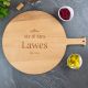 Couples Personalised Round Serving Board