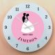 Bride & Groom Wall Clock