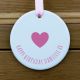 From The Heart Personalised Circular Ornament