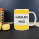 Personalised Yellow Stripes Mug