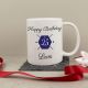 Personalised Ceramic Mug - Happy Birthday, Name and Age