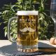 Wedding Personalised Beer Tankard Moustache 500ml