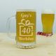 Custom Birthday Beer Glass Tankard 500ml