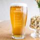 Measurement 570ml Engraved Pint Glass