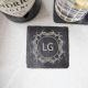 Personalised Monogram Slate Coasters