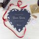 Boom Boom Heart Slate Placemat