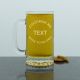 Custom glass beer mug